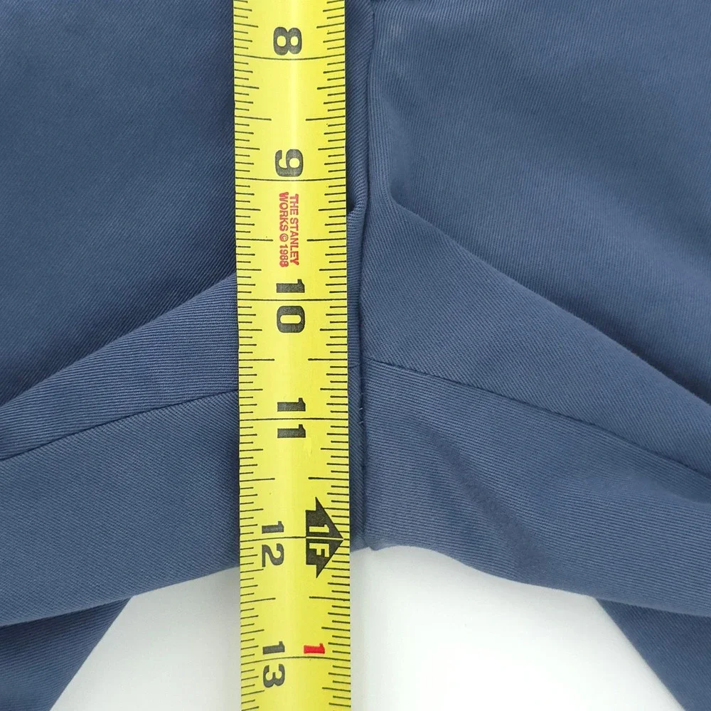 Banana Republic Tapered Fit Mens Chino Pants 34x32 Blue Stretch Trousers